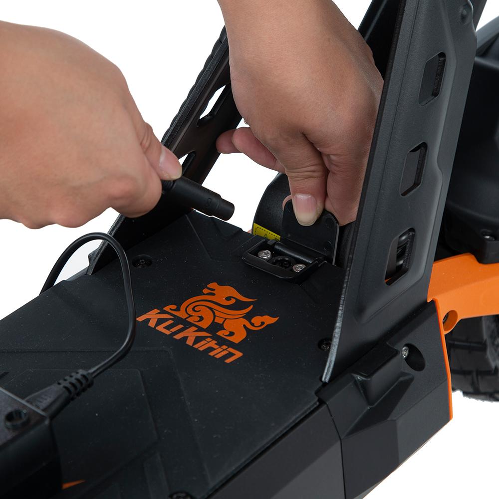 Elektrische Scooter Kukirin 10" 500W Motor Topsnelheid 25Km/h 48V 15.6AH Max Bereik 65Km Zwart G2 Pro VMP