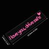 I Love You Drive Safe Car Mirror Stickers Affectionate Reminder Heartfelt Safety Reminder For Women Drivers Car Interior Sticker