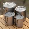Camping Drinking Water Cup Travel Cookware Drink Cup Tourist Mug Coffee Mug Picnics Utensils Outdoor Kitchen Equipment