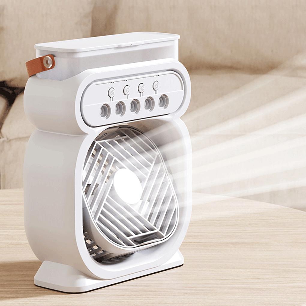 Hot Three In One Fan Air Conditioner With LED Night Light LED Night Light Portable Humidifier Cooler