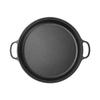 Telssida Cast Iron Non-Stick Flat Bottom Frying Pan