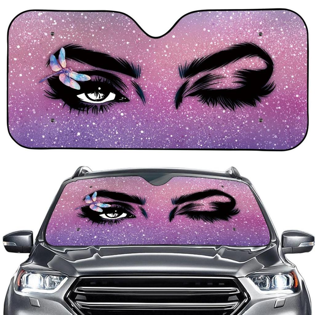 Universal Customizable One-Piece Car Windshield Sunshade