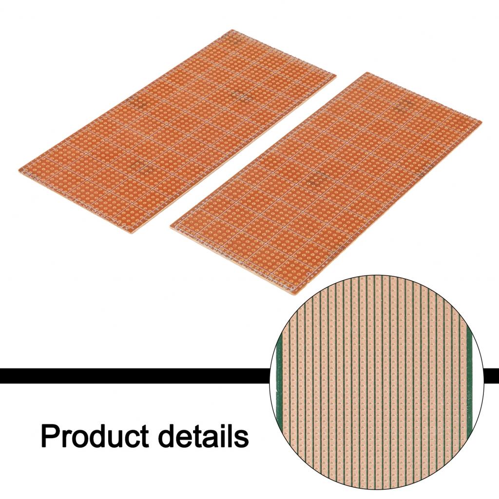 Premium Strip Uncut PCB Platine Single Side Circuit Perf Board Pack of 2