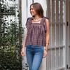 New Style Women's Sleeveless Tie-up Printed Camisole for Spring/Summer