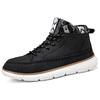 Fashion Classic Fashion Yellow Men's Work Shoes Breathable Leather Casual Shoes for Men Lace-up High-top Shoes Men Zapatos Para Hombres