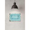 Metal Wall Art Retro Poolside Decor Vintage Cocktail Party Plaque Home Bar Art Swimming Pool Wall Sign Leisure Man Cave Gift