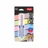 Flair Inky Move Fountain Pen Blister Pack Matte Pastel Body Colors Blue Ink Pack of 4 with Free 2 Jumbo Cartridges 114