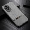 For Honor 200 Pro 5G Case Wood Texture Leather Coated TPU Phone Protective Cover