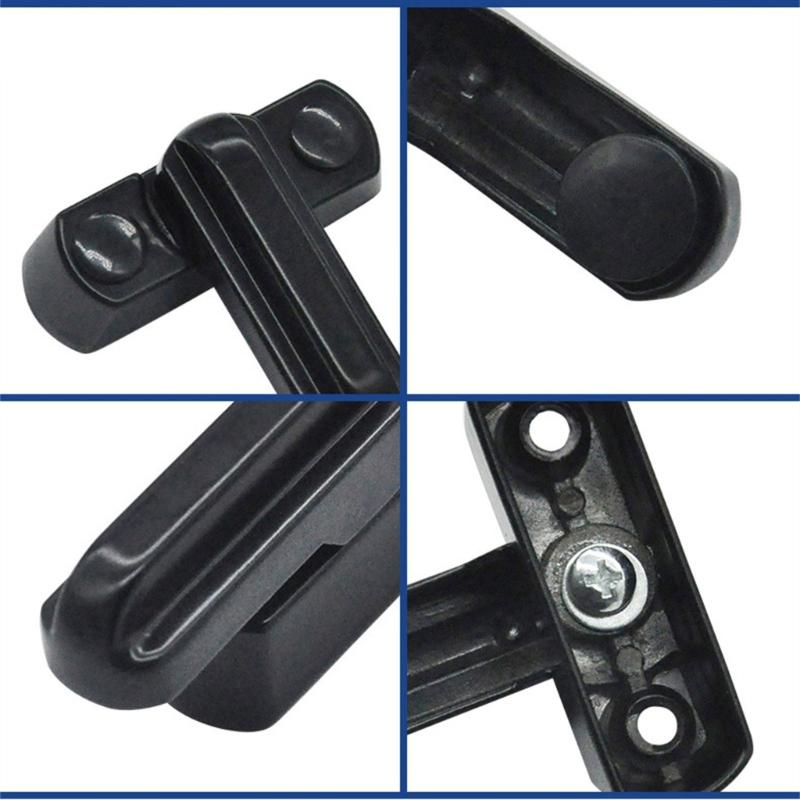 Window & Door Security Sash Jammers Set Kids Safe Lock Metal Sash Jammers Quick Installation for Enhances UPVC/PVC Safe