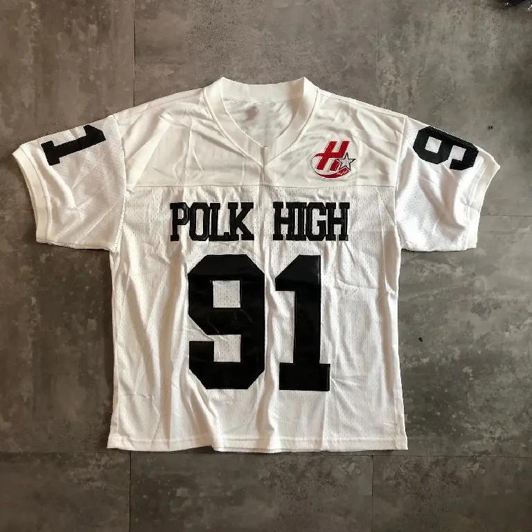 ZYLLO Streetwear Jersey Y2K Clothing Mens Hip Hop Letter Graphics Oversized TShirt Punk Rock Breathable V Neck Short Sleeve Tops