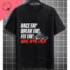 Go Kart Racing Karting Driver Enthusiast Carting Retro Graphic Tshirt Fashion Casual Wear Shortsleev Oneck 100 Cotton Tshirt