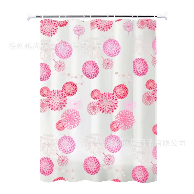 Shower Curtain Waterproof, Mildew Proof, Light Blocking, Hanging Toilet, Dry And Wet Separation Bathroom