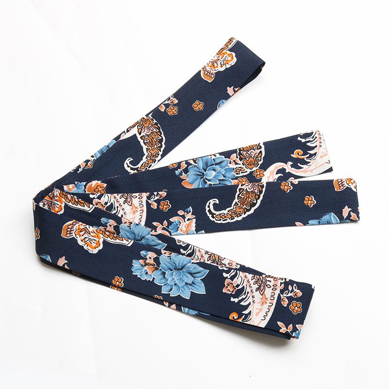 Spring Women Turn Down Collar Long Sleeve Pleated Lace Up Floral Short Chic Dress