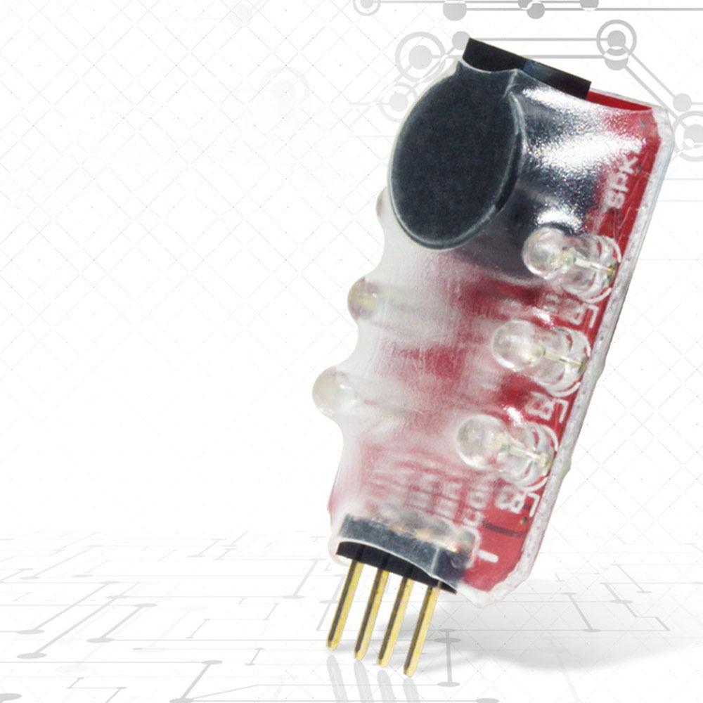 Lightweight Lithium Battery Alarm LED Indicator Battery Power Indicator  Aircraft Battery 1pc