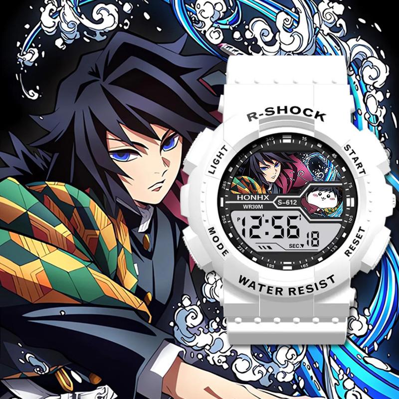 Anime Demon Slayer Armbåndsur Agatsuma Zenitsu Nezuko Tanjirou Kvarts Klokke Gave