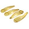 10PCS 12 16 18 20 mm Copper Metal Hairpin Accessories Blank Hair Clips Cabochon Settings Base Hairpin DIY Jewelry Making