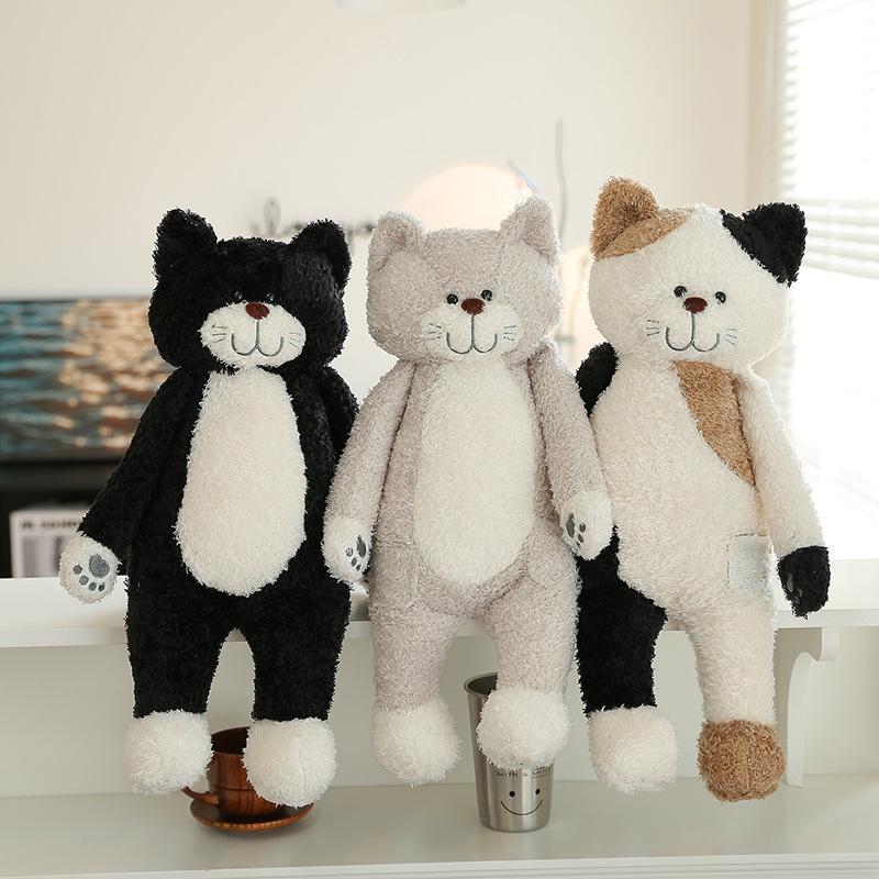 Cute Plush Tea Rice Cat Toy, Perfect Birthday Gift For Cat Lovers, 50cm High