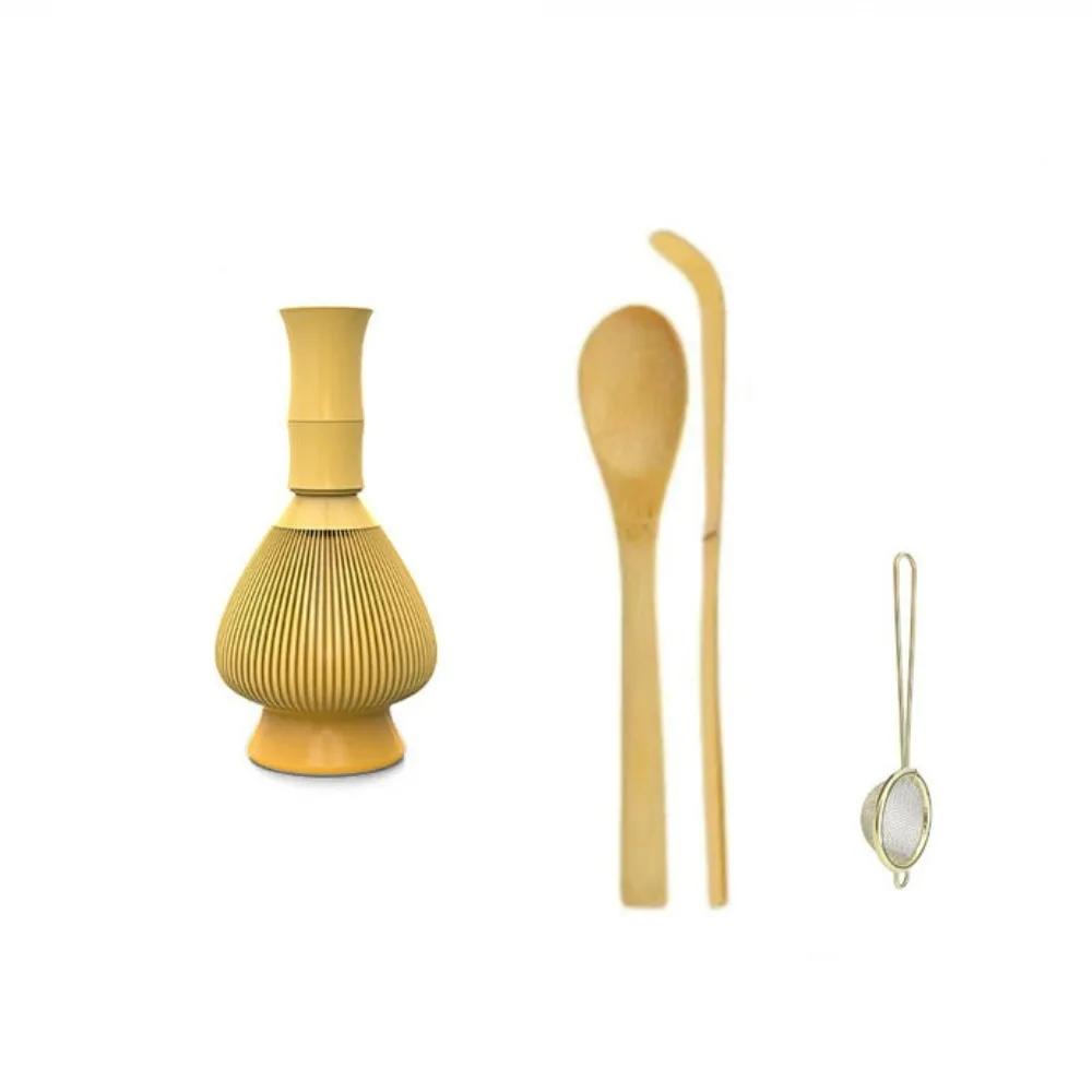 New Resin Matcha Whisk With Whisk Holder Smooth Resin Whisk Reusable Portable Green Tea Powder Whisk Tea Set Accessories