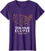 Solar Eclipse 2024 Party America Totality Total Ladies' Crewneck T-Shirt Unisex T-Shirt