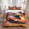 3pcs Eagle, Wildlife Duvet Cover Set -Includes 1 Duvet Cover and 2 Pillowcases, No Quilt Core, All-Season Home Decor Yy251111197