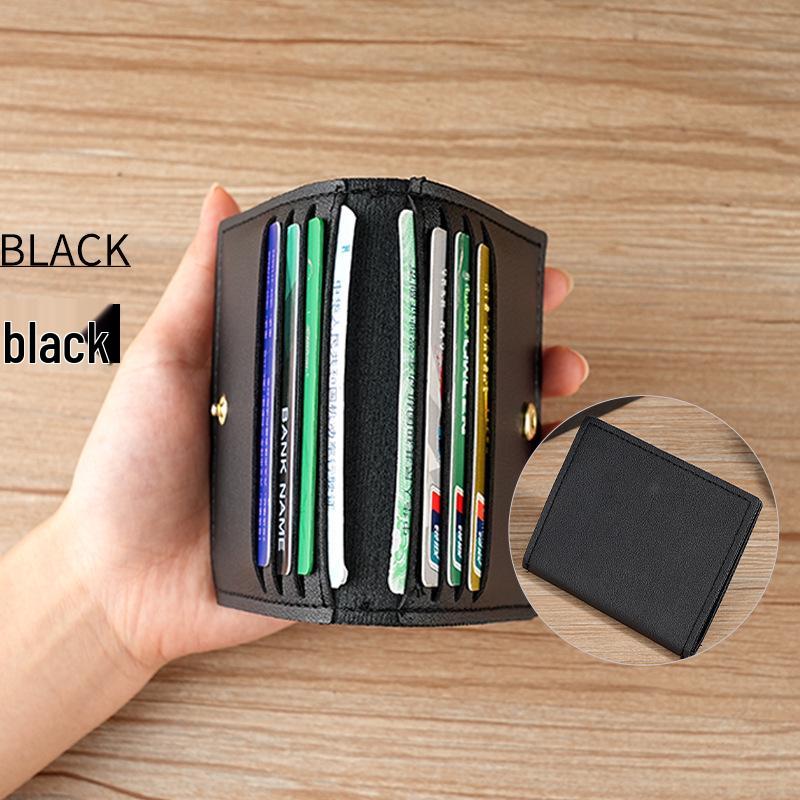 Милый женский клатч с узором личи - Многофункциональный кошелек и держатель для карт из искусственной кожи чёрный 593₽