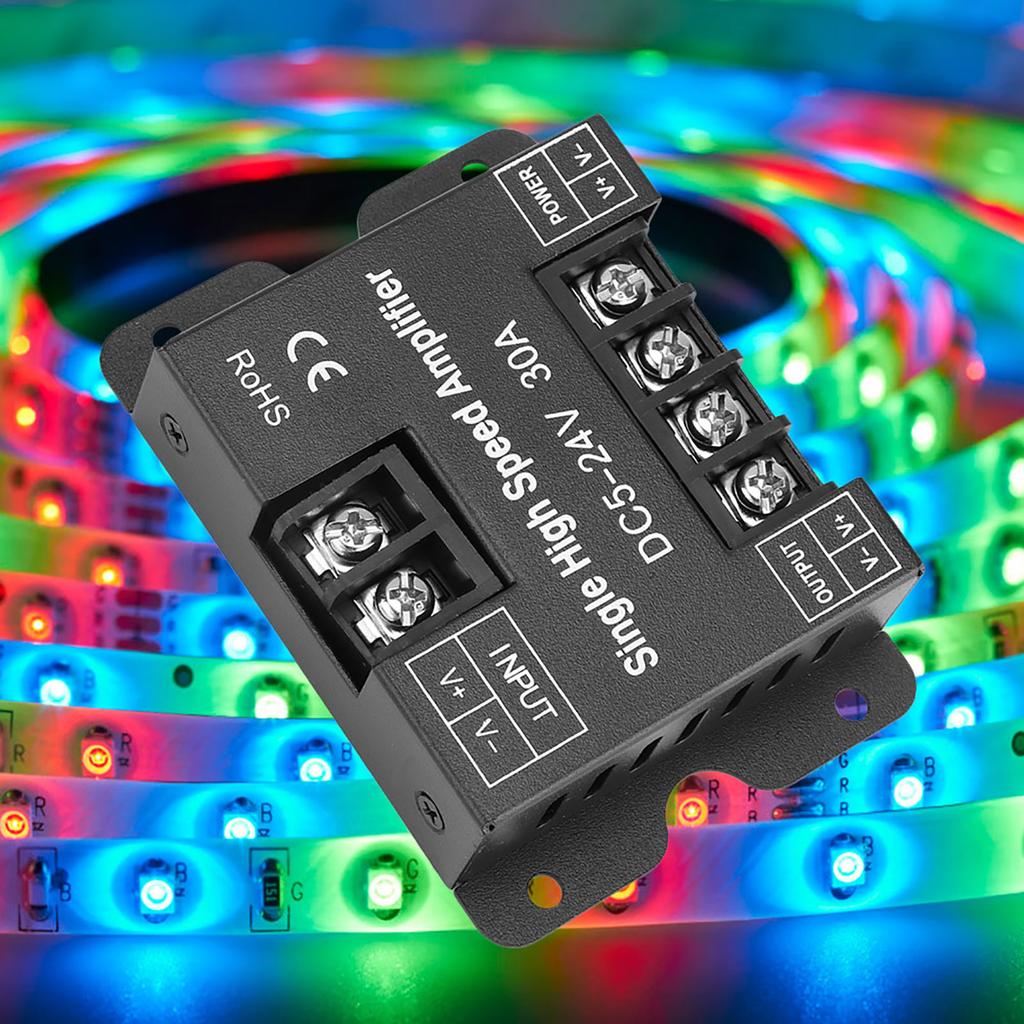 DC5-24V 30A Jednokolorowy wzmacniacz sygnału LED do kontrolera LED RGB LED Strip