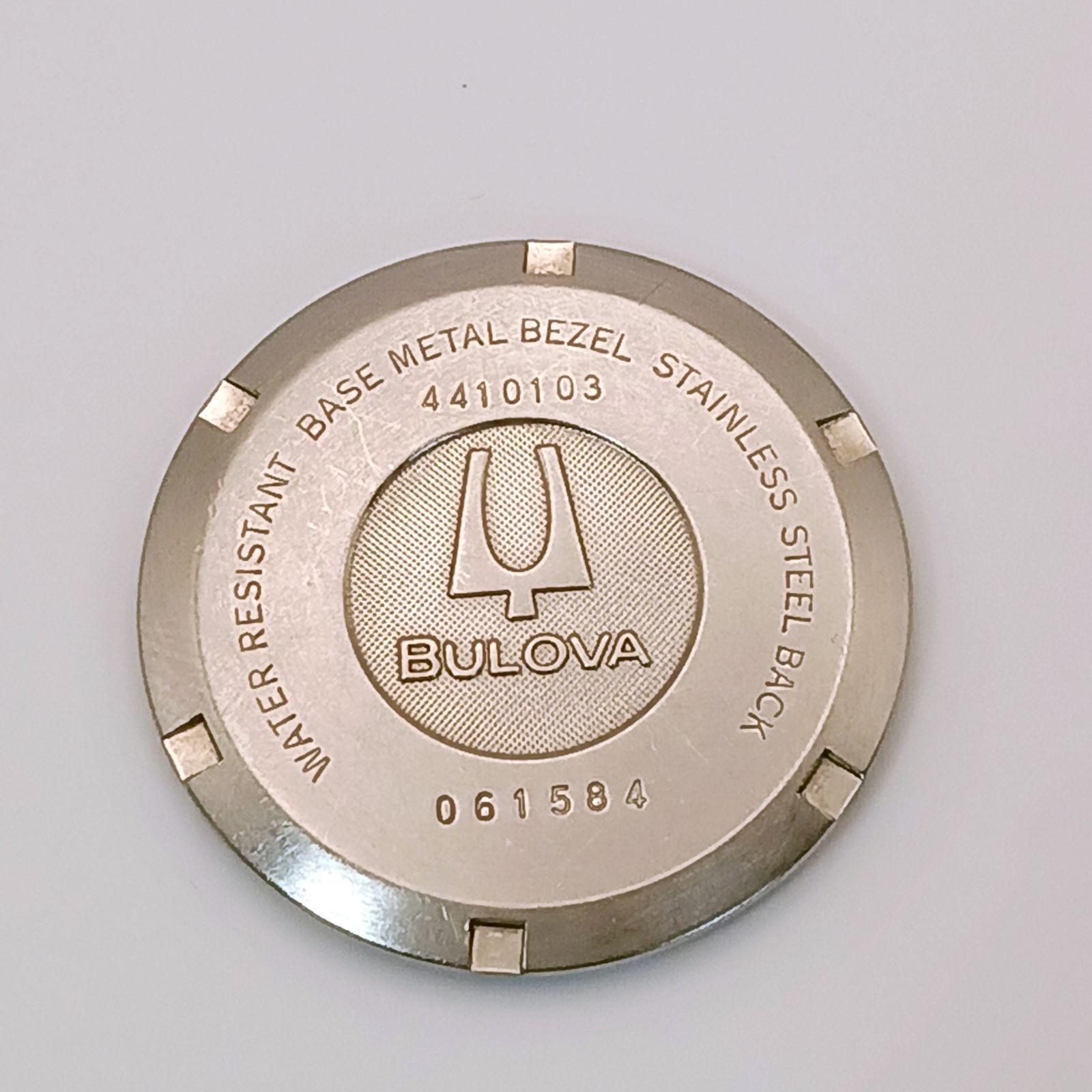 Used 0617-4 BULOVA 4410103 Men s Watch Back Cover Parts