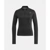 Reebok Running Half Zip Up T Shirt  W    Black  100075413