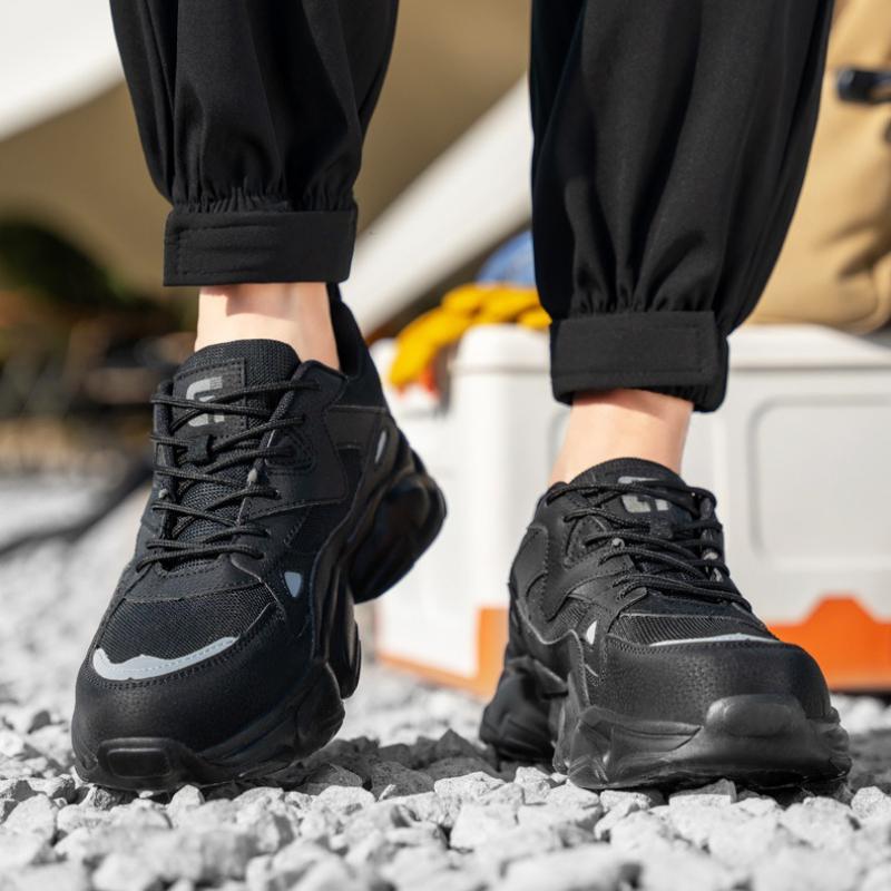 Fashion Work Sneakers Steel Toe Shoes Men Safety Shoes Puncture-Proof Work Shoes Boots Fashion Indestructible Footwear Security