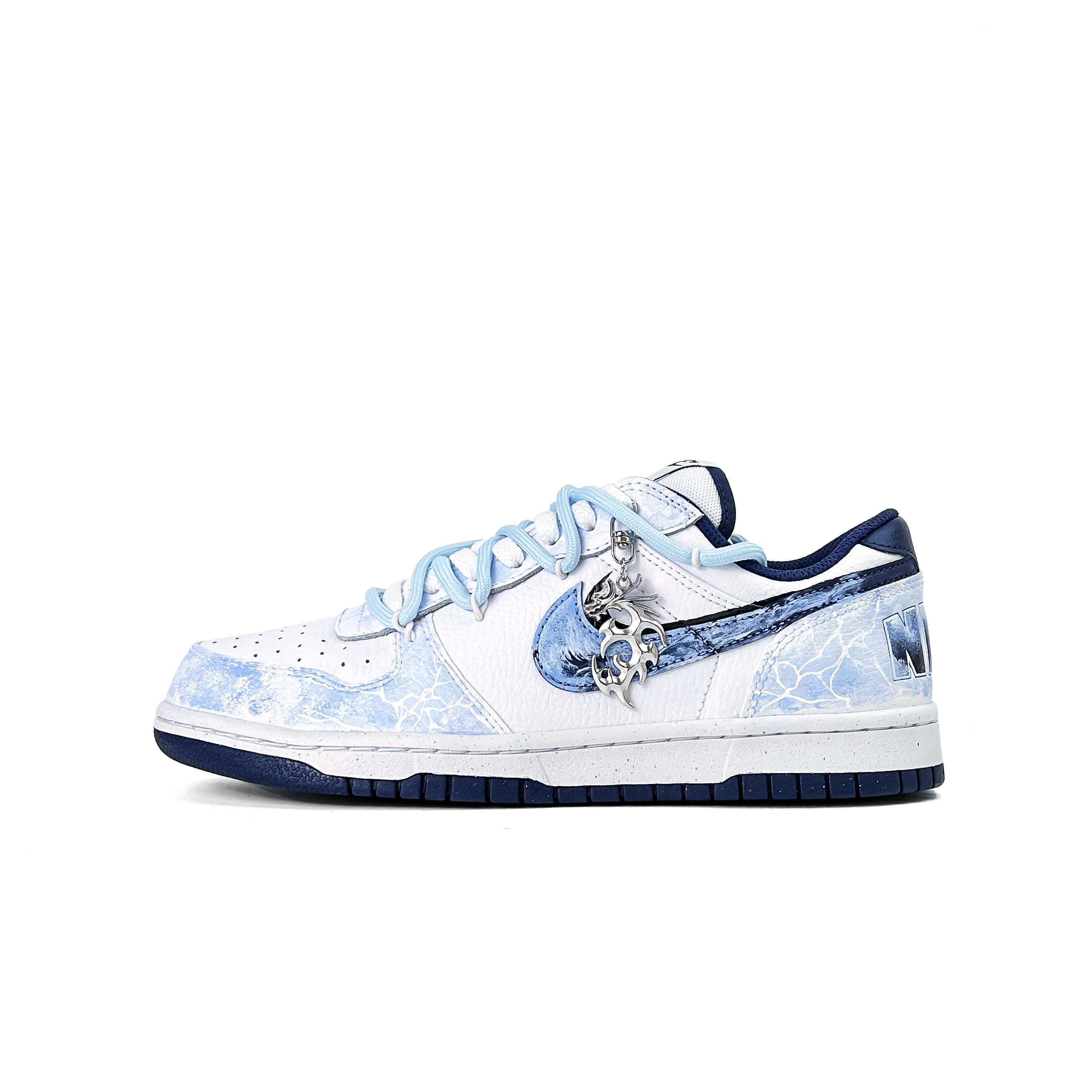 

Nike Big Low top Skateboard Shoes Unisex Polar Blue 355152-140 45