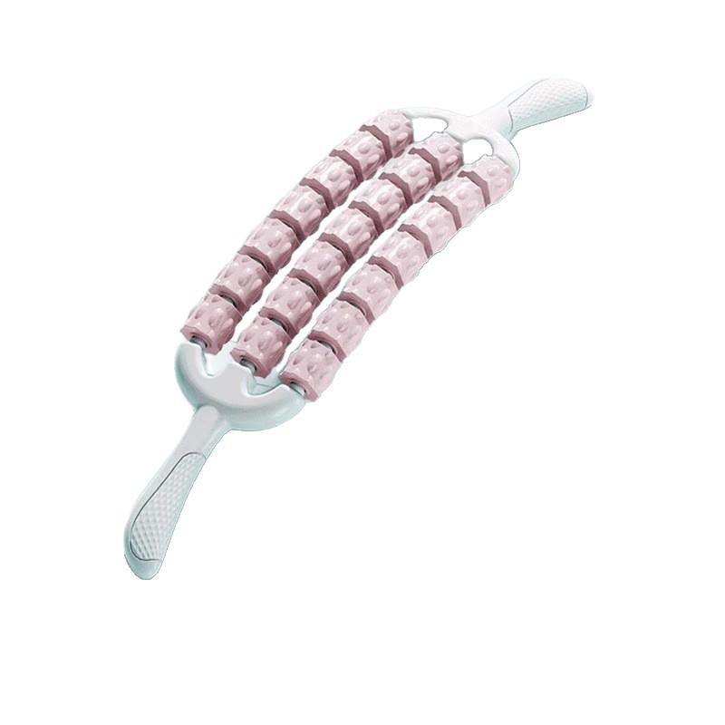 Ergonomische Kurve Massagerolle zur Muskelentspannung Yoga Fitness Körperregeneration Tragbares Rücken Bein Schmerzlinderungswerkzeug