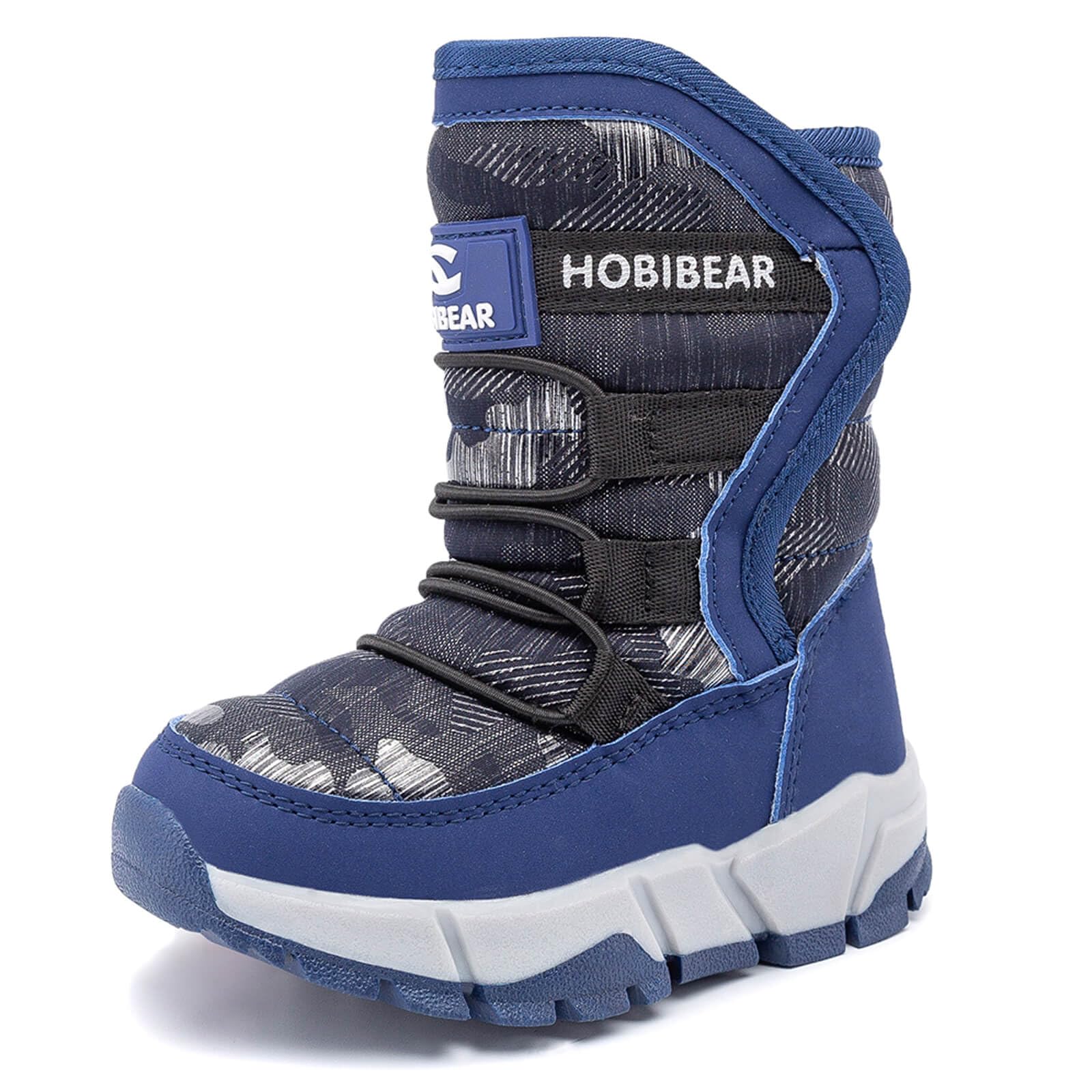 

Kumonise Snow Водонепроницаемые зимние ботинки для снега, размер детские ботинки, мужские снегоступы, женские ботинки, детская игра, синие, 22.5 синий