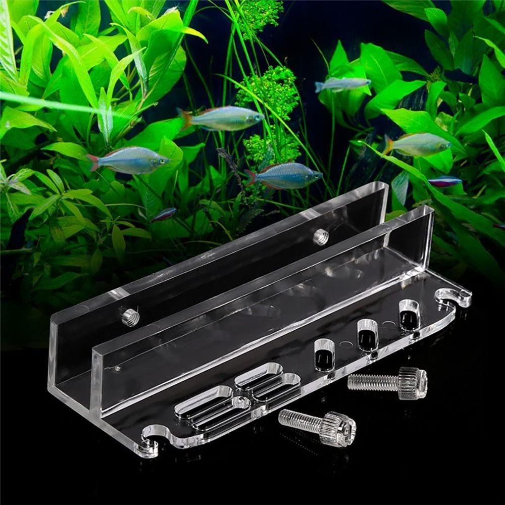 Aquarium Plant Tools Storage Rack Acrylic For Tweezer Scraper Tool Holder Fish Bowl Cleaning Accessories
