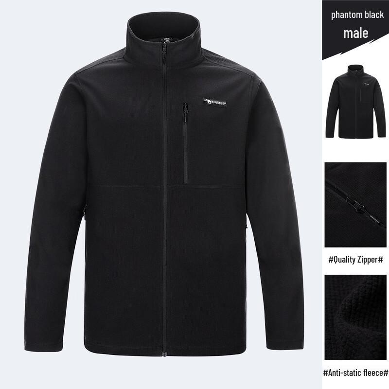 Camel Women s Hooded Fleece Jacket M