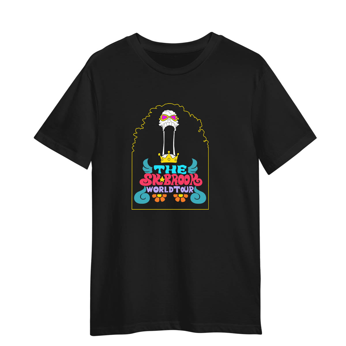 One Piece Soul King Brook The Sk Brook World Tour Adult Unisex T-shirt S разноцветный