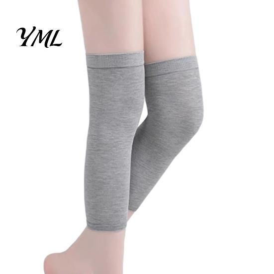 Autumn Winter Leg Protection Soft Knee Warmers for Cold Protection, Breathable Cotton Sleeves, Anti Thermal Wraps Slip Warmers, Elastic Pads