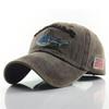 Gewaschene Baumwoll-Haifisch-Baseballkappe Frühling Sommer Ausflug Schwertfischkappe Streetwear gebogener Schirm Hip-Hop-Hut