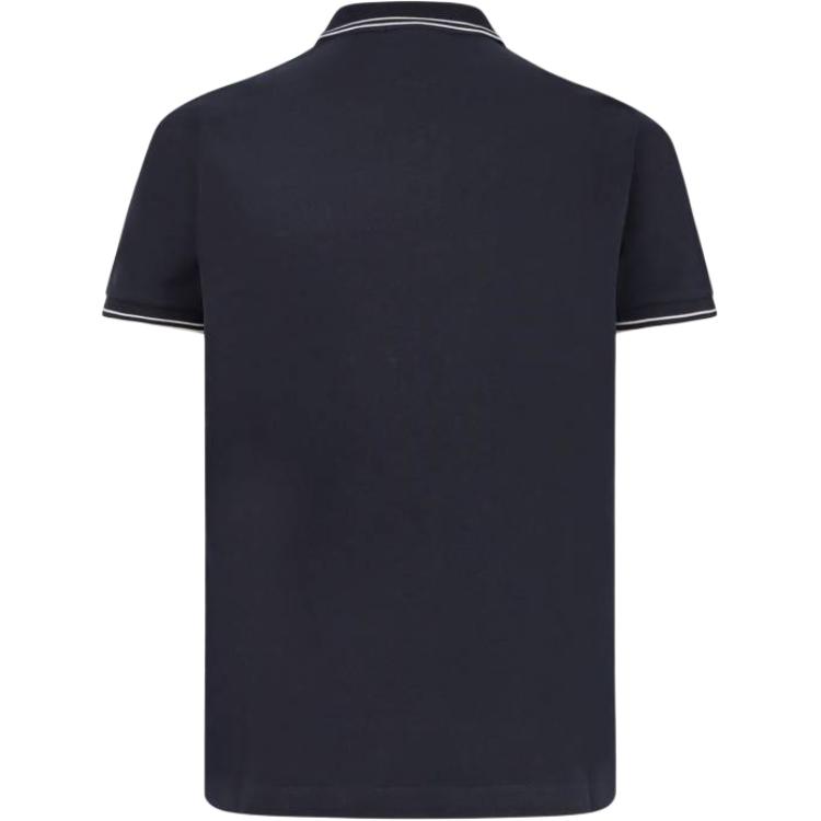 STONE ISLAND Einfarbige Knöpfe Kurzarm Poloshirt Herren Oberteile Marineblau K2S152200007S0018V0020