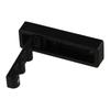 Zinc Zinc Zinc Alloy Hidden Robe Hook Wall Hanging Matte Black Towel Hanger Clothes Hooks  Bathroom