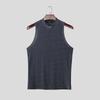 INCERUN Summer Men Mockneck Sleeveless Shiny Casual Tank Tops Vest