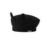 Cute Baby Corduroy Beret Korean Duck Tongue Cap Lovely Cat Ear Beret  Kids