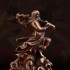Chinesischer Stil Vintage Reines Kupfer Über den Fluss Setzen Zen-Inspirierte Handarbeiten Antike Figuren Buddha-Statuen Heimdekorationen