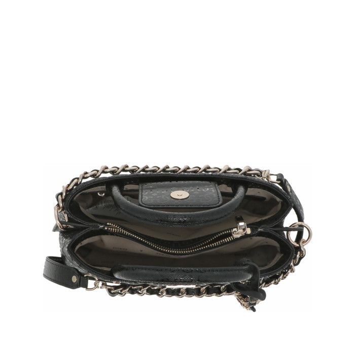 GUESS Sac à main noir pour femme - Aldina Girlfriend Satchel 314512