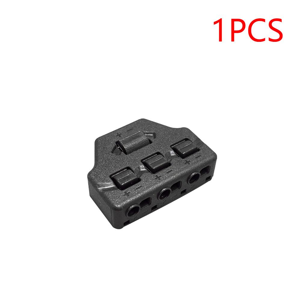 6/3Ports Hub Out Line Splitter Quick Connect Low Voltage Wire Splitter Distribution Block Lighting Led Strip Connection Terminal