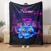 Custom Name Tayo Bus Adventure Blanket for Couch & Bed, Plush Cozy Fuzzy Blanket Super Soft & Warm Blankets for Fall and Winter. 0908196