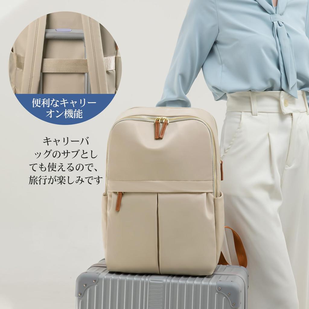 Ladyfan Stylish and Perfect for and PC Waterproof Large Stylish and Popular Business Fits A4 Sizes Perfect for Work and Travel Women's Backpack,