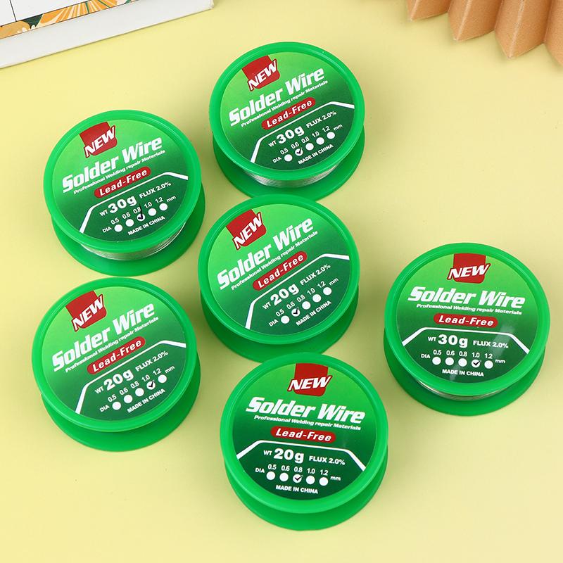 0,6/0,8/1 mm bleifreier Niedertemperatur-Flussmittelkern-Lötdraht Zinn Kein Waschen Kolophoniumkern-Lötdraht Sn99.3Cu0.7