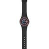 SWATCH New Gent Series Quartz Movement 30 Meters Waterproof Unisex Swiss Watch 34mm Black Dial Plastic Case Silicone Strap SO28B706