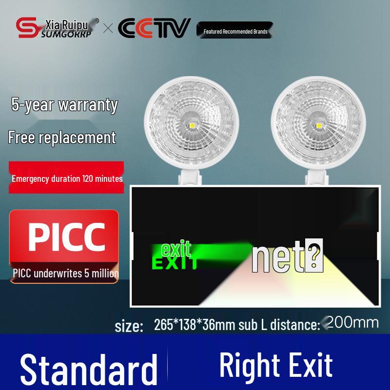 Multifunctional Super Bright Emergency Exit Light & Sign