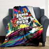 Gta Blanket Warmthful Decor Perfect for Sofa Bed Office for All Seasons Digital Print Suitable for Gifting Relatives and Friends